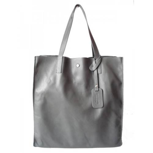 Torebka Vera Pelle Shopper Bag Genuine Leather A4