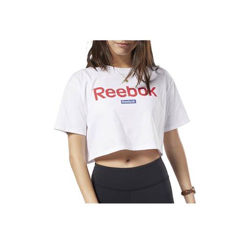 Koszulka Reebok Linear Logo Crop Tee