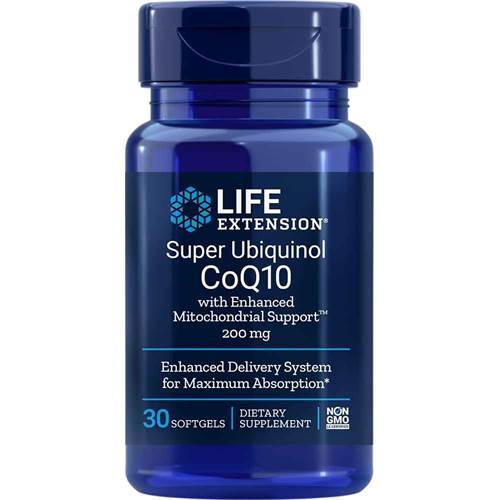 Suplementy diety Life Extension Super Ubiquinol COQ10 With Enhanced Mitochondrial Support