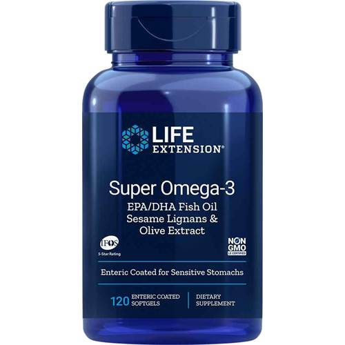 Suplementy diety Life Extension Super OMEGA3 Epa Dha With Sesame Lignans Olive Extract