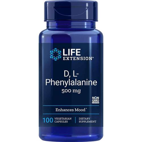 Suplementy diety Life Extension D L Phenylalanine Capsules