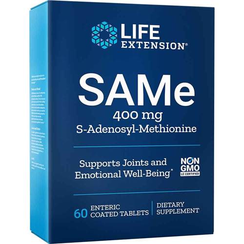 Suplementy diety Life Extension Same S Adenosyl Methionine