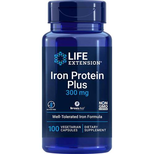 Suplementy diety Life Extension Iron Protein Plus