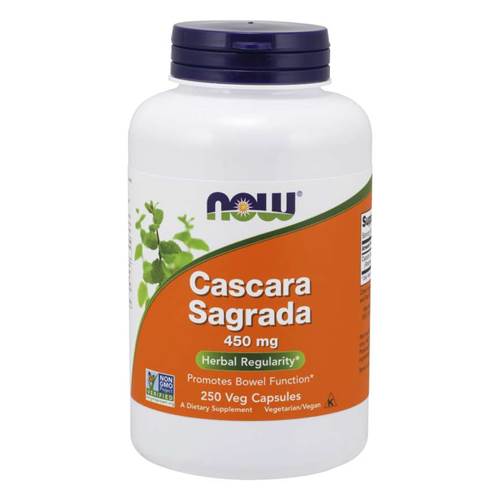 Suplementy diety NOW Foods Cascara Sagrada 450 MG