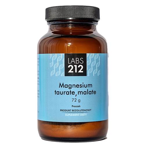 Suplementy diety Labs212 Magnesium Taurate, Malate
